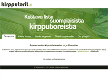 Tablet Screenshot of kirpputorit.fi